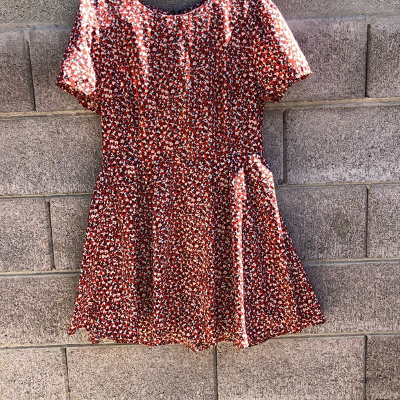 Cute red heart mini dress size: L - Picture 2 of 4